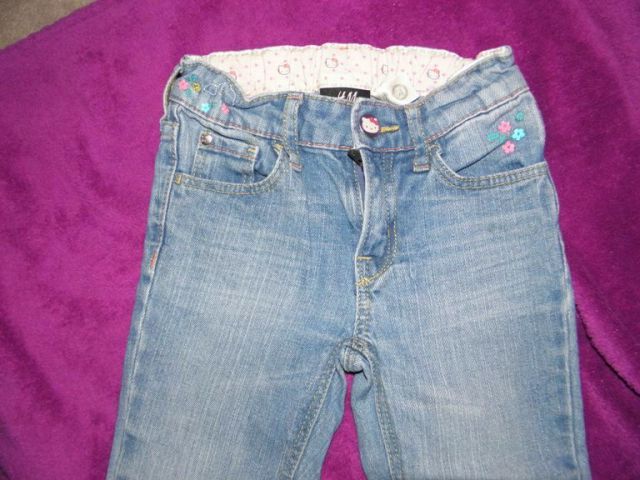 Jeans kavbojke za punčko staro od 2-3 let
