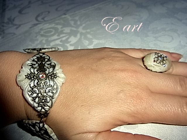 Romantičen nakit s kristali swarovski - foto