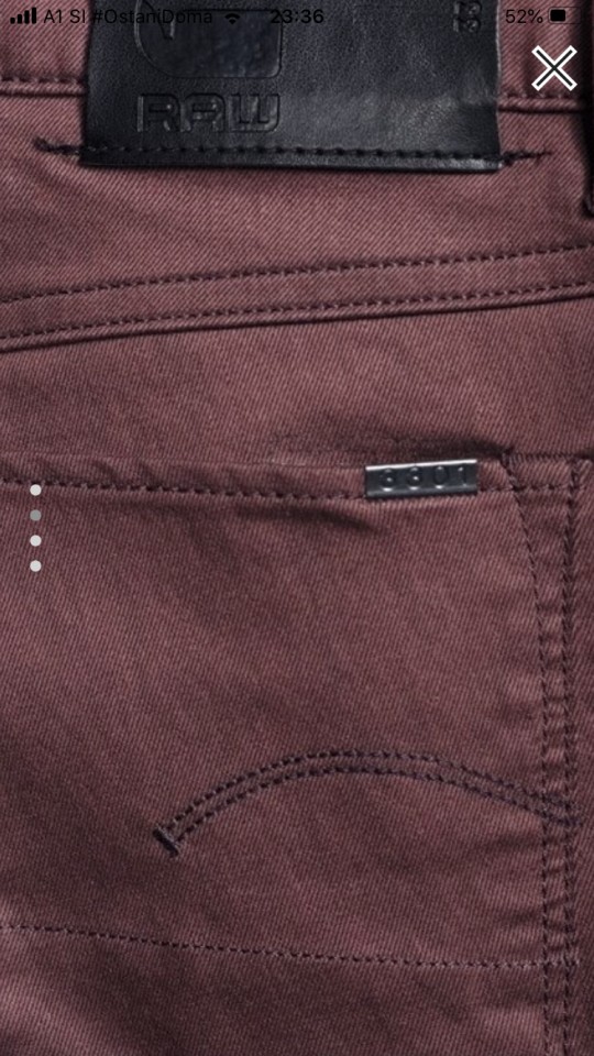 G-Star bordo jeans, 26, (xs-s, 34-36), nove - foto povečava
