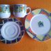 Komplet porcelan 4 krožniki, 2 skodelici-4 Eur-PRODANO