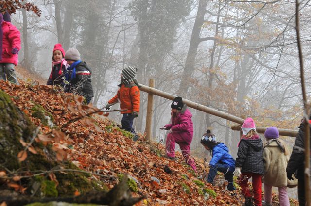 Animiran ogled Ajdovskega gradca za otroke - foto