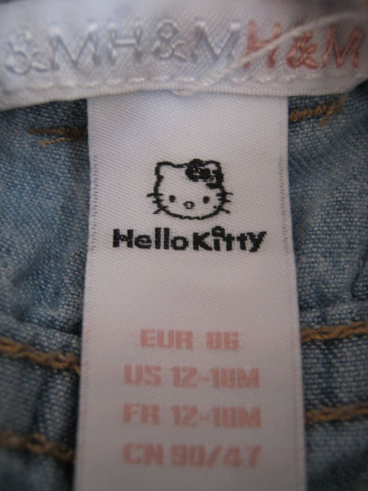 Jeans hlače H&M Hello Kitty