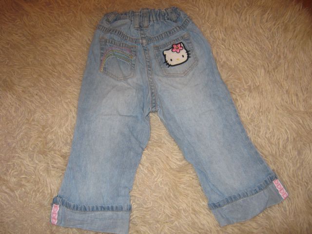 Jeans hlače H&M Hello Kitty