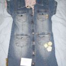 Jeans obleka, vel.: 116
