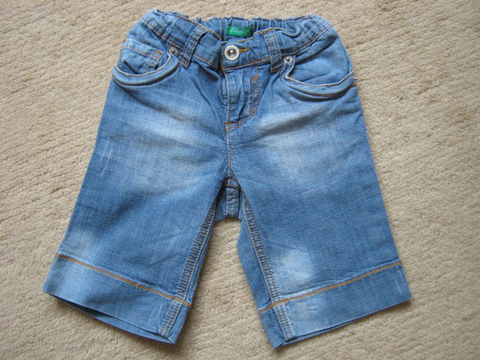 Jeans hlače Benetton, velikost: xs, 4-5 let, 110 cm, nastavljiv pas