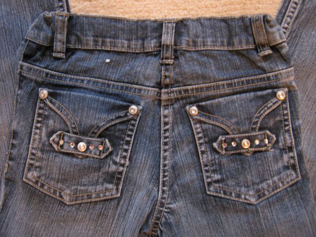 Jeans hlače, velikost: 122 cm, zadnja stran