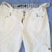 bele poletne hlače iz lahkega bombaža št. 40 (nove) - 5 eur