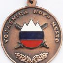 MEDALJA - VOJAŠNICA NOVO MESTO SREBRNI MEČI