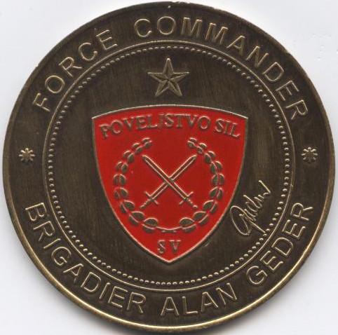 FORCE COMMANDER - BRIGADIER ALAN GEDER