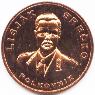 Kovanci slovenske vojske mali (2,3cm) - foto