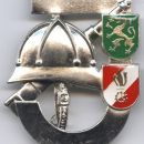 Austria Young Fire brigade brevet badge, Silver