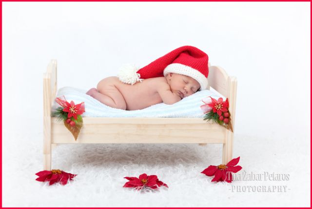 Božično fotografiranje otrok in dojenčkov