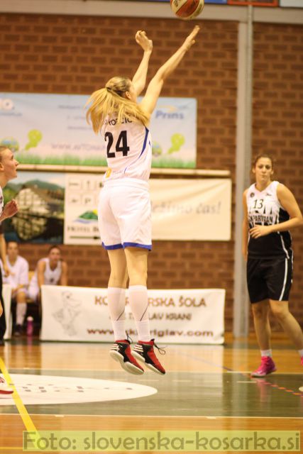 ŽKK Triglav - ŽKK Partizan - foto