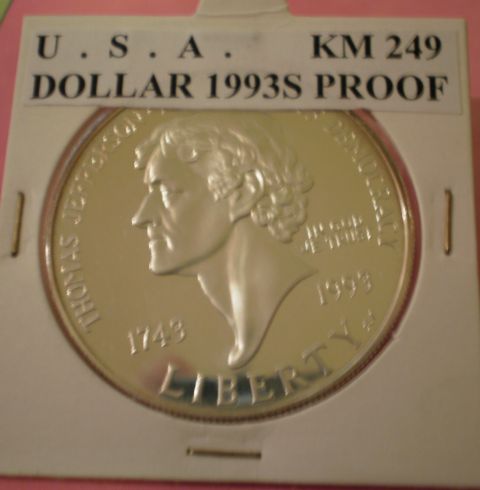 ZDA - 1 DOLLAR 1993S PROOF