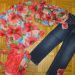 Gymboree, vel- 104, dolžina razkoraka: 43 cm, šal, jeans, tunika in torbica, 30 €