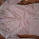 roza žametna jakna, št 40