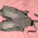 jeans hlače z naramnicami 68