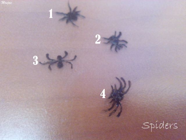 NALEPKE ZA NOHTE - spiders