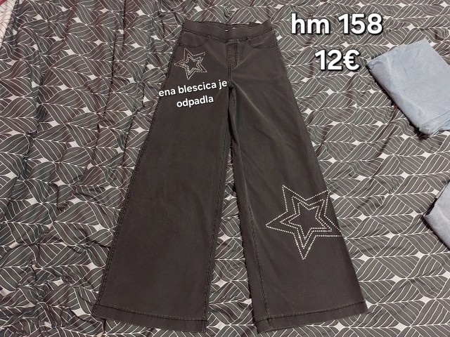 Hm 158 široke hlače