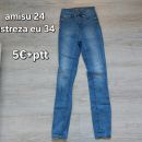 amisu 24 kavbojke hlače jeans za 34