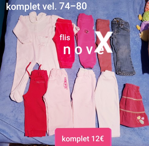 Komplet oblačil 74/80