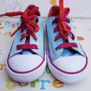 Modro rdeče nizke Converse All Star vel. 25 (UK9)