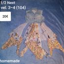 Homemade oblekica v kombinaciji z Next vel. 3-4 (104)