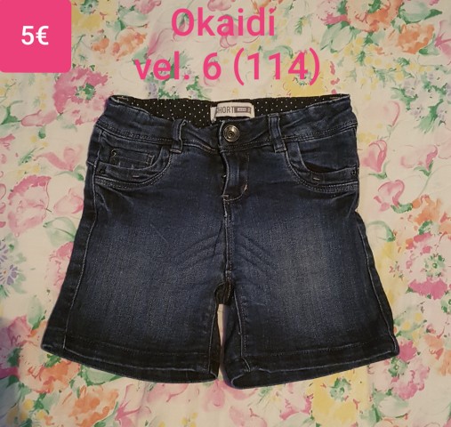Kratke jeans hlace Okaidi vel. 6 (114)