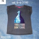 Majica kratek rokav Trolls vel. 5-6 (116)