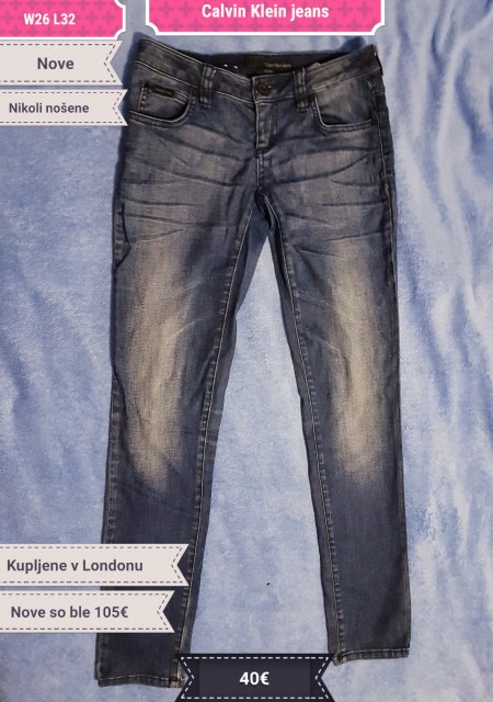 Jeans hlače Calvin Klein vel. 26/32