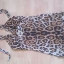NOVA seksi obleka z vzorcem geparda