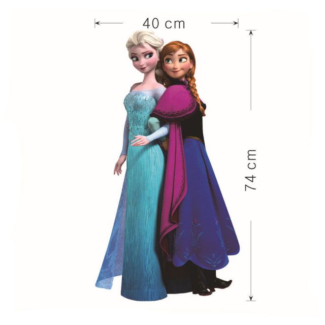 Nalepka Frozen, Anna in Elsa