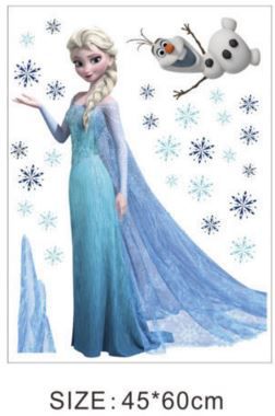 Nalepka Frozen, Elsa in Olaf