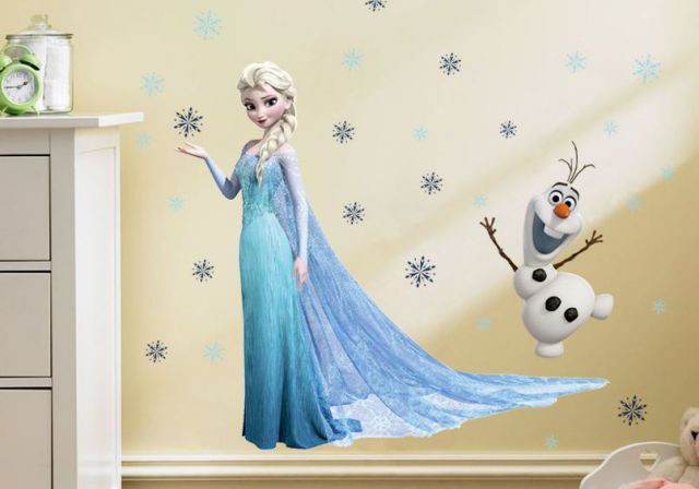 Nalepka Frozen, Elsa in Olaf