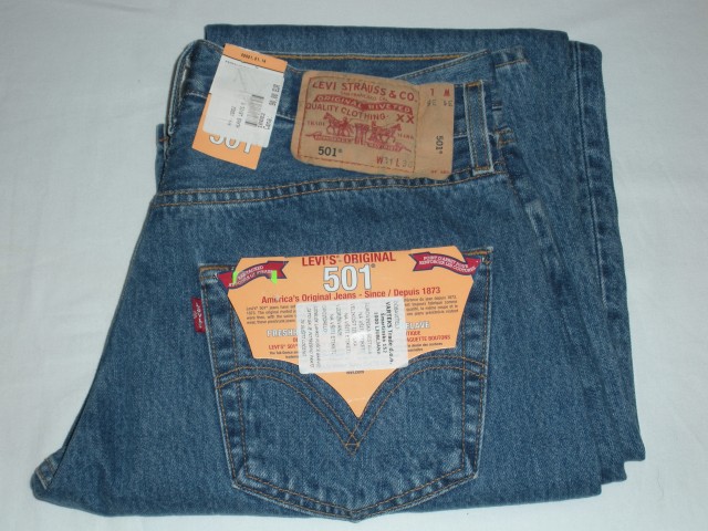 Nove Levis 501 jeans hlače (več številk), 35€/kos