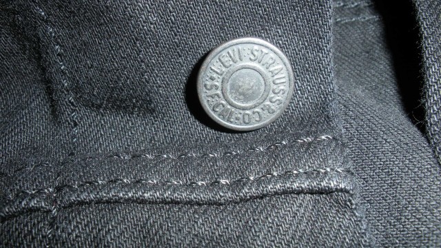 Jeans jakna Levis (črna), M - foto