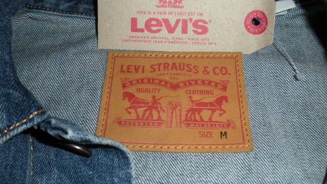 Jeans jakna Levis, M - foto