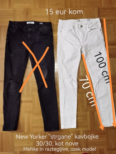 Fantovske-moške jeans hlače 30/30 - foto