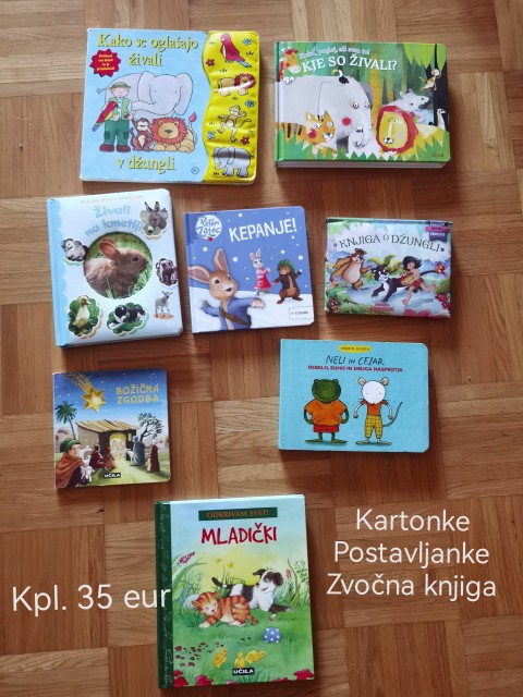 Pobarvanke, knjige, kartonke, dvd - foto