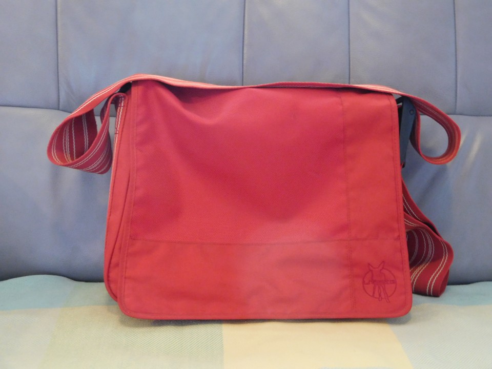 Previjalna torba Lassig rdeča - foto povečava