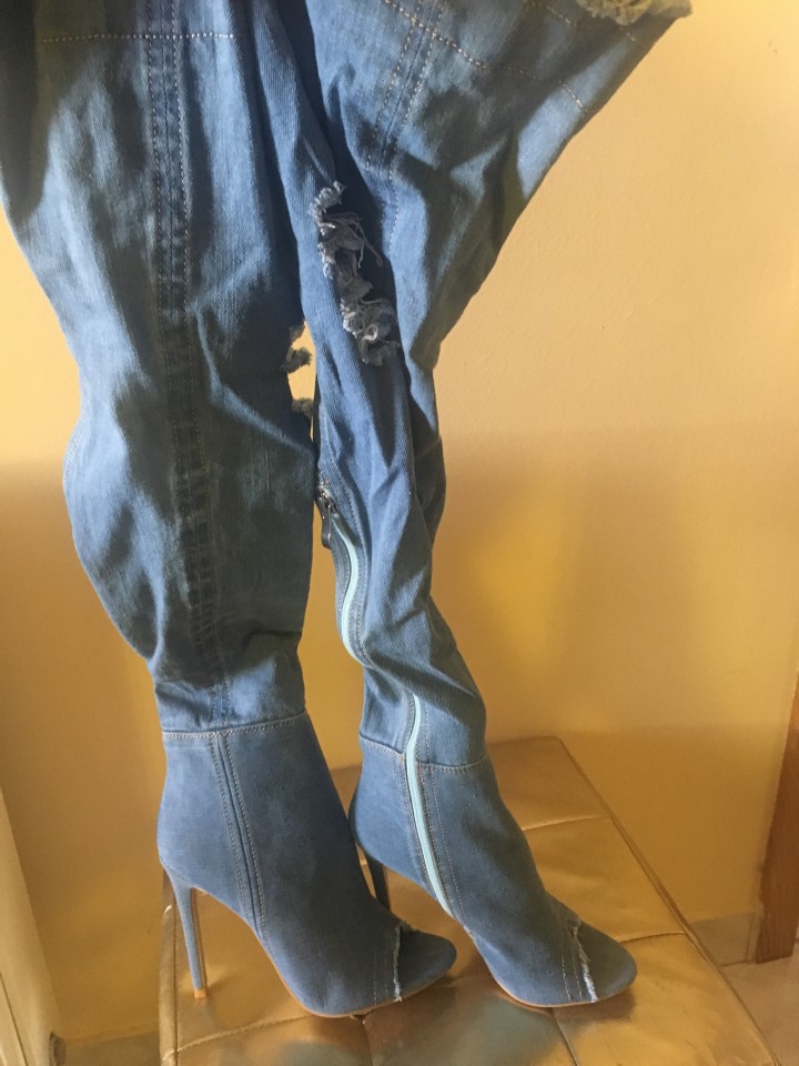 Poletni skornji iz jeansa NOVI st.39 cena:20€ - foto povečava