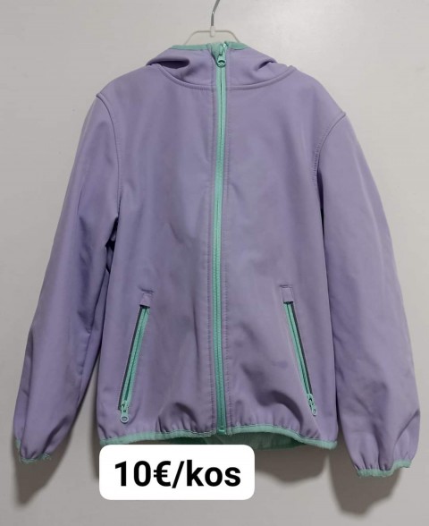 2x softshell jakna 128, 10€-kos+ptt