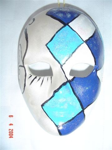 Karo maska ( modra )