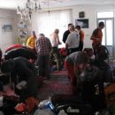 soba alpinističnega kluba v vasici Reyne, ki je bilo naše izhodišče