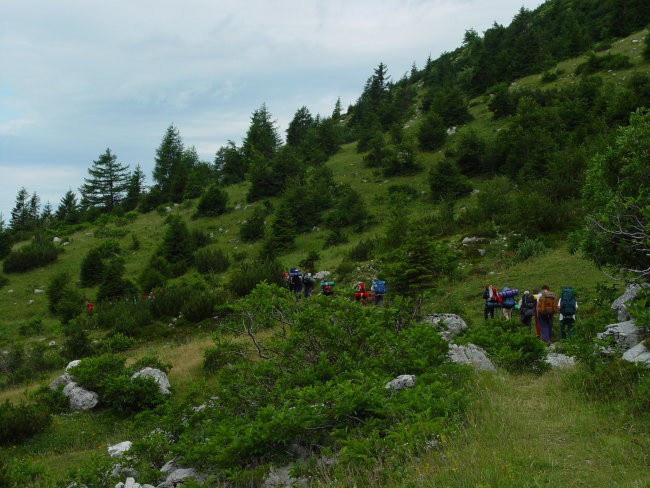 Tabor 2005  - slap ob Idrijci  - foto povečava