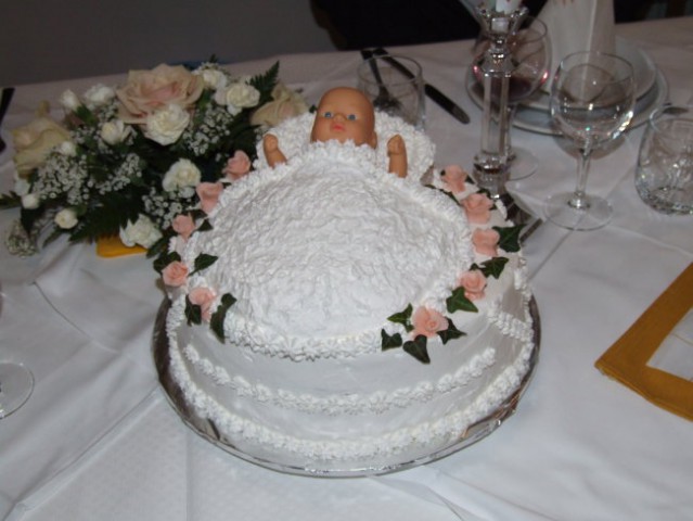 Torta dojenček od botrce Malči