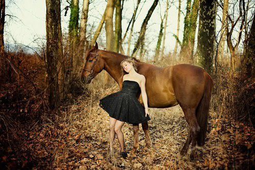 Horses in fashion - foto