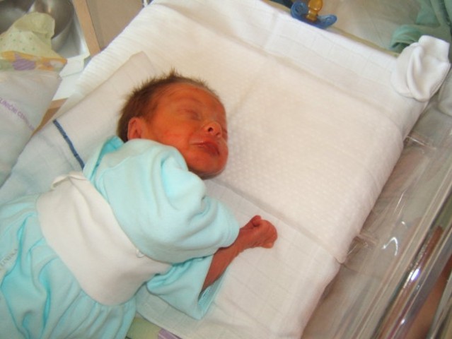 Gašperjevi prvi dnevi v porodnišnici - foto