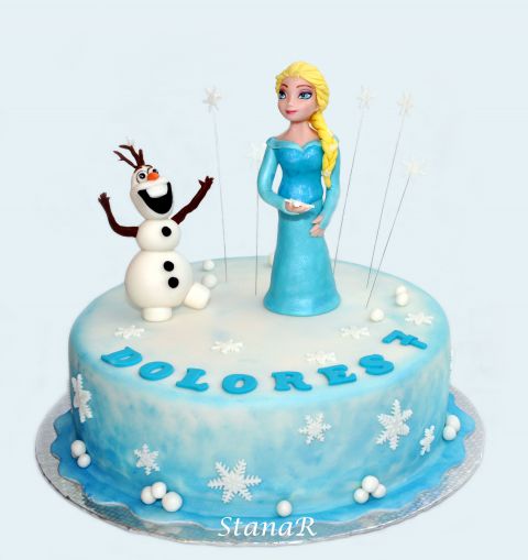 Elsa in Olaf