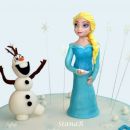 Elsa in Olaf